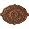 Ekena Millwork Pesaro Ceiling Medallion, Hand-Painted Polished Copper, 36"W x 26"H x 1 1/2"P CM36X26PEPOS - alternate 1